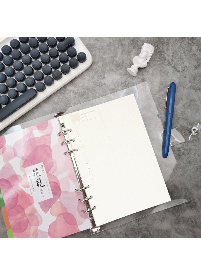 Zelten 1 Pack A5 45 Sheets/90 Pages Daily PlannerLoose Leaf Punched Paper Refills Paper for 6 Hole Binder Personal Organizer Diary Notebook Refillable Planner - Image 3