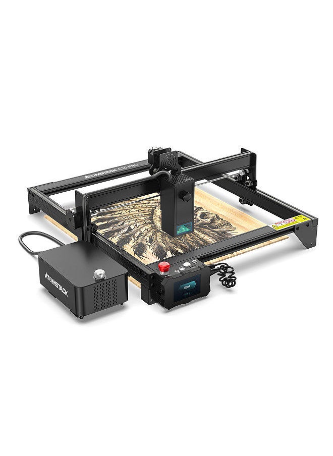 ATOMSTACK - ATOMSTACK A20 Pro Laser Engraving Cutting Machine 20W Laser Power 400x400mm Engraving Area Fixed-Focus Ultra-thin Laser High-Energy Support 12-15mm Solid Wood Board Cutting - Image 1