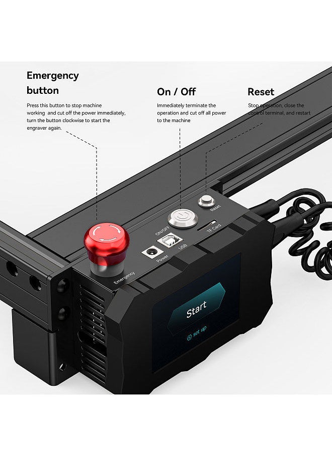 ATOMSTACK - ATOMSTACK A20 Pro Laser Engraving Cutting Machine 20W Laser Power 400x400mm Engraving Area Fixed-Focus Ultra-thin Laser High-Energy Support 12-15mm Solid Wood Board Cutting - Image 1