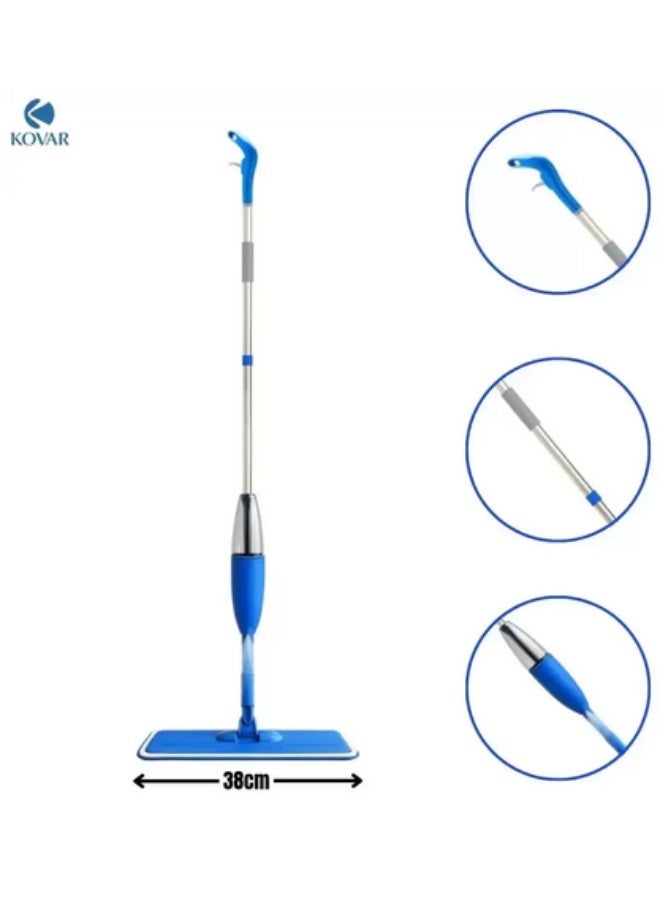 kovar ممسحة أرضية كوفار سهلة التنظيف برذاذ مع مقبض طويل أزرق - 38 سم - Image 4