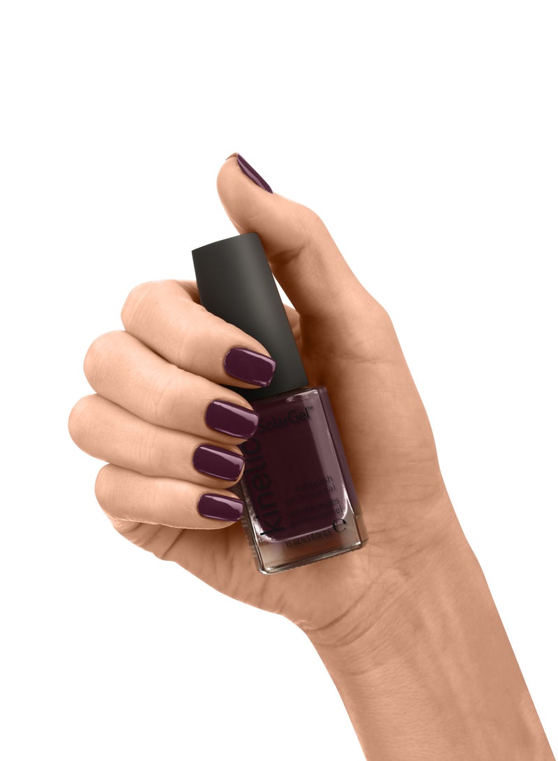 KINETICS طلاء أظافر سولارجيل بروفيشنال 15 مل | #175 بلاك أوت - Image 2