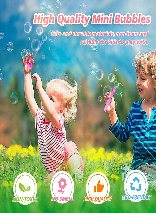 LOKIPA 36PCS Bubble Wands, Mini Bubbles Party Favors Small Wands with Bubbles Refill Solution for Summer Toy Party Favor, Kids Birthday Pool Indoor and Outdoor（Random Pattern - Image 4
