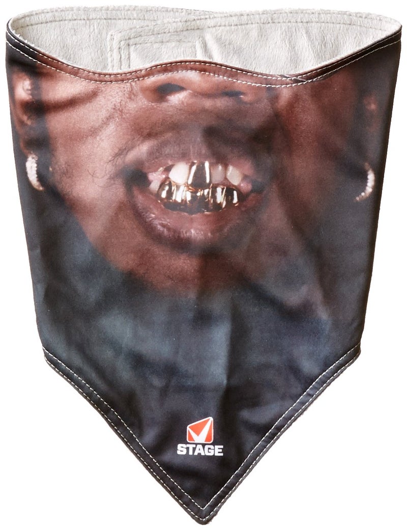 Stage Graphic Facemask, One Size, Gold Grill - Image 3