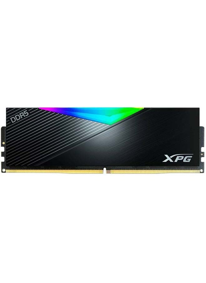 XPG Lancer RGB 64GB (2x 32GB) DDR5 Desktop Memory, 6000 MHz Memory Speed, CAS Latency 30, AMD Expo & Intel XMP 3.0 Ready, 1.35V Voltage, 288-Pin, Black AX5U6000C3032G-DCLARBK