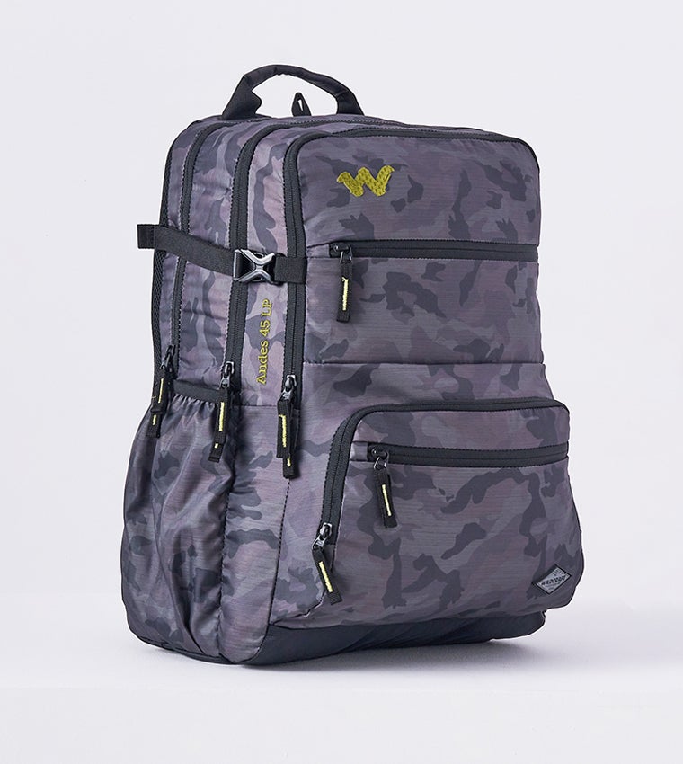 Wildcraft Andes 45 LP Cloak_Camo Backpack, Olive - Image 3