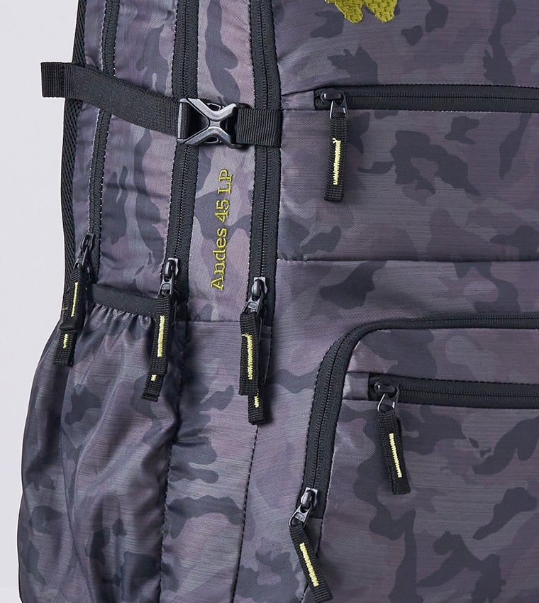 Wildcraft Andes 45 LP Cloak_Camo Backpack, Olive - Image 5