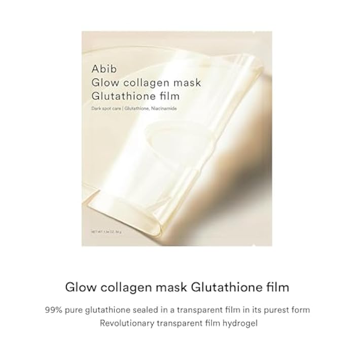 Abib Glow Collagen Mask Glutathione Film 4 Sheets - Image 2