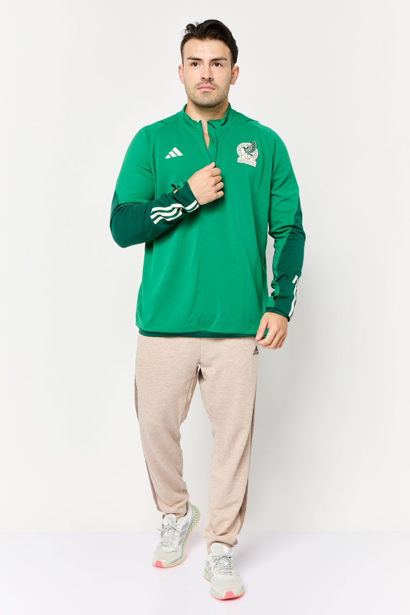 Adidas Men Sportswear Fit Mexico Tiro 23 Football Half Zip Sweatshirt, Multicolor  - Image 2
