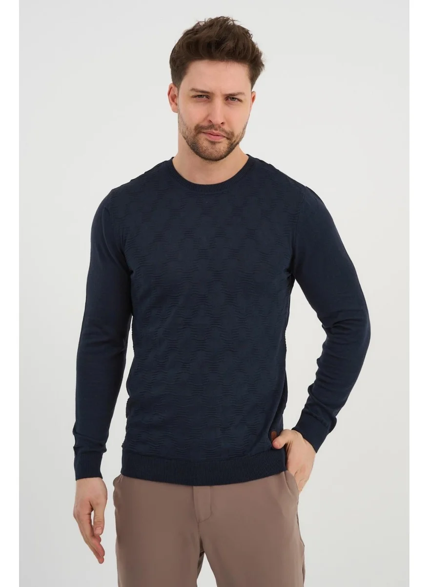 Alexander Gardi Crew Neck Patterned Sweater (E20-511402)