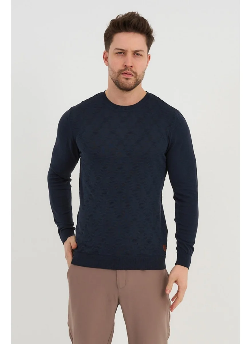 Alexander Gardi Crew Neck Patterned Sweater (E20-511402)