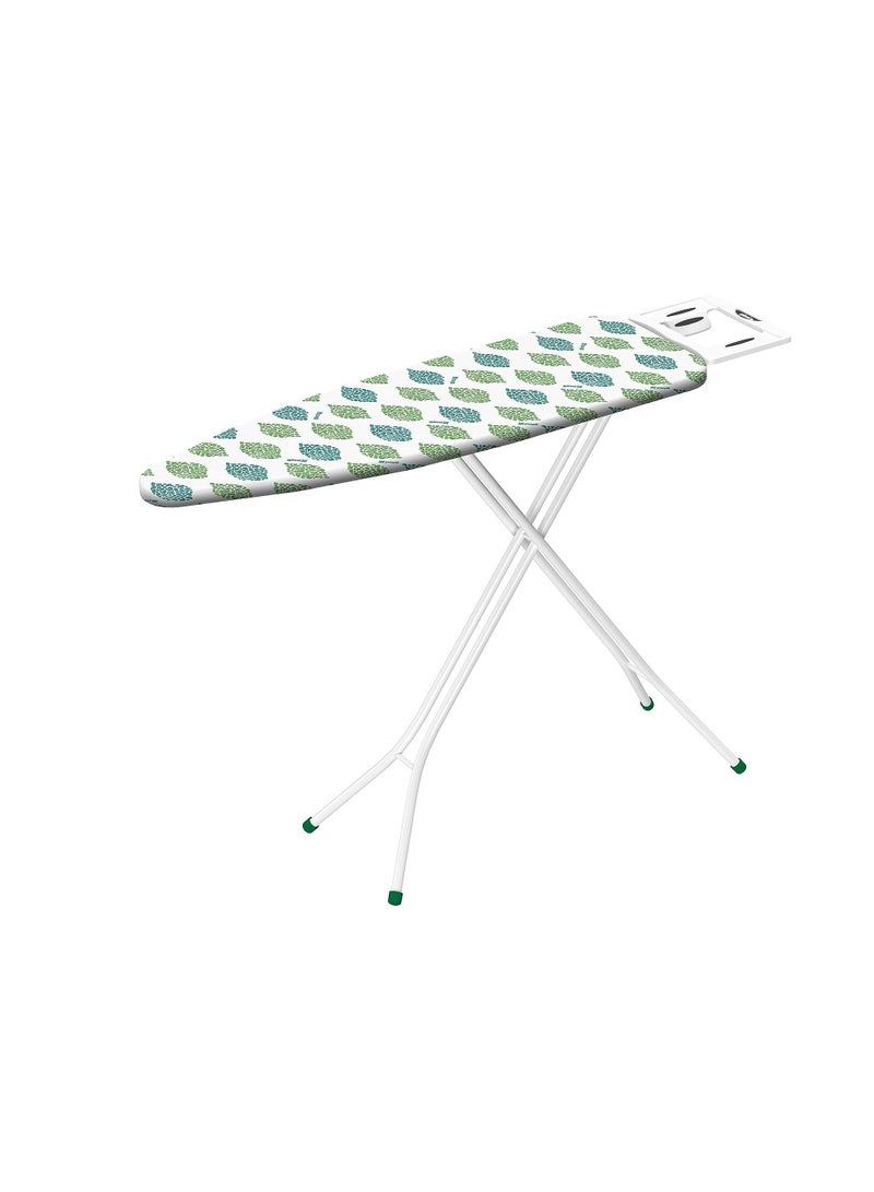 gimi Gimi Expanded Metal Ironing Board Leo - 110x33 cm with Adjustable Height, Steel Construction, and Cotton Cover with Terry Padding 