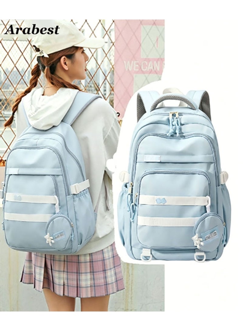 Arabest School Backpack for Teen Girls Bookbags Elementary High School Laptop Bags Women Travel Daypacks - Image 1