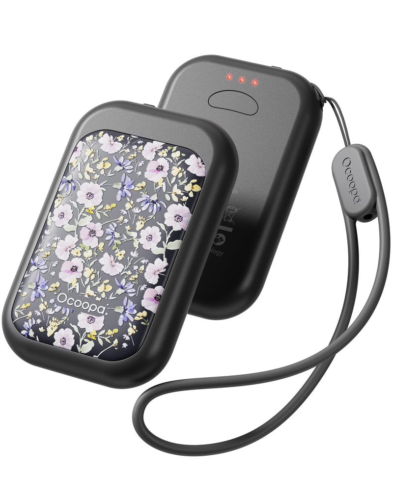 OCOOPA Magnetic Rechargeable Hand Warmers 2 Pack, Card-Style Electric AI Hand Warmers 5000mAh, Pocket Portable Hands Heater, UL Certified, for Men Women, Hunting Essentials, UT4 Young - Image 1