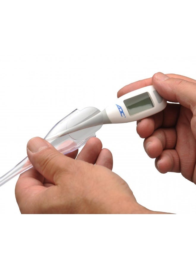 ADC ترمومتر رقمي سريع القراءة، طرف مرن وشاشة LCD كبيرة سريعة القراءة مع إضاءة خلفية ملونة - Image 2