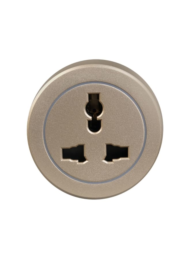 Sanshe sharm Champagne Illuminated English Magnetic Socket - Image 1
