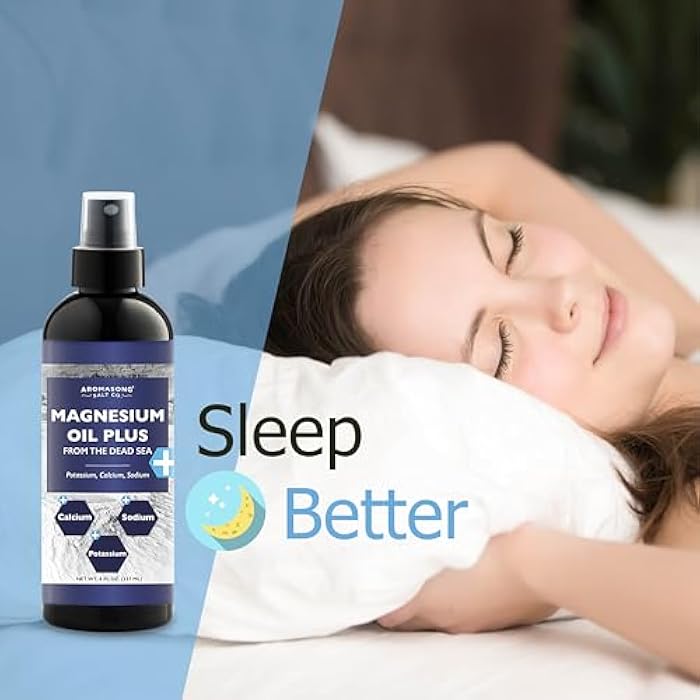 Aromasong Extra Strength Ultra-Pure Magnesium Spray (23mg Magnesium in Each Spray) 8 Oz, Known to be Used for Soothing Headaches, and Leg Discomfort - Image 3