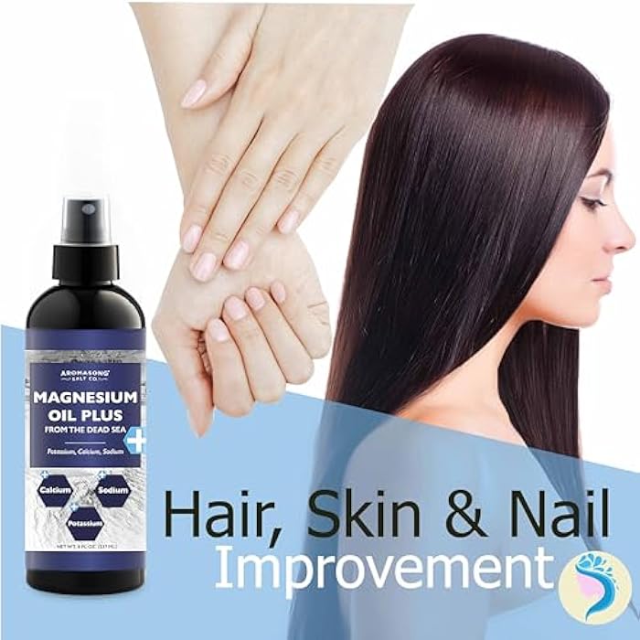 Aromasong Extra Strength Ultra-Pure Magnesium Spray (23mg Magnesium in Each Spray) 8 Oz, Known to be Used for Soothing Headaches, and Leg Discomfort - Image 4