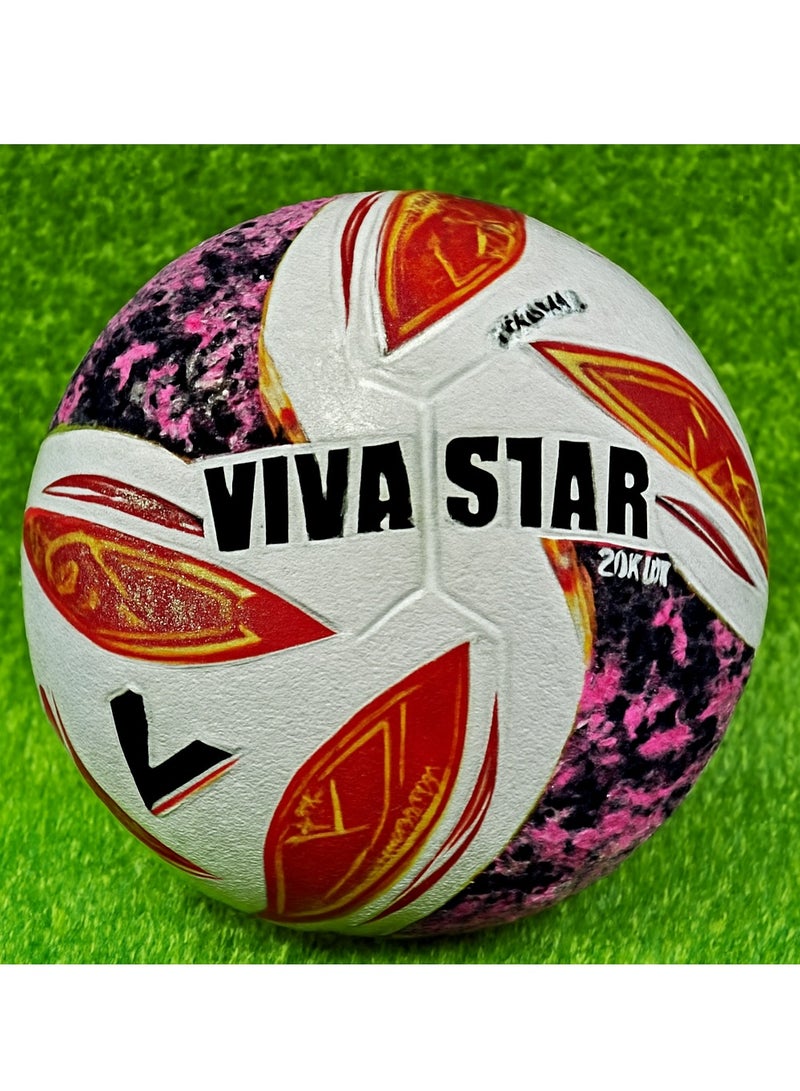 Generic Viva Star Euro Soccer Ball – High-Quality Football for Competitive Play, Training, and Collecting – Durable, Stylish Design, Vibrant Colors, Ideal for Players of All Ages, Perfect for Matches and Practice Sessions