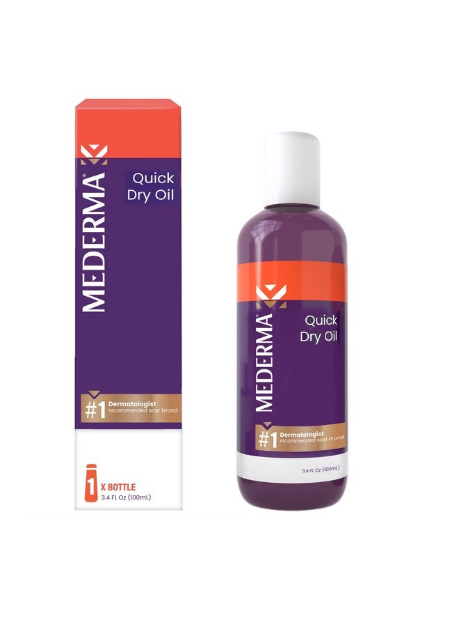 Mederma Ederma Quick Dry Oil Scar And Stretch Mark Treatment Helps To Improve The Appearance With Natural Botanical Extracts Paraben Free Fastabsorbing 3.4Oz (100Ml) - Image 2