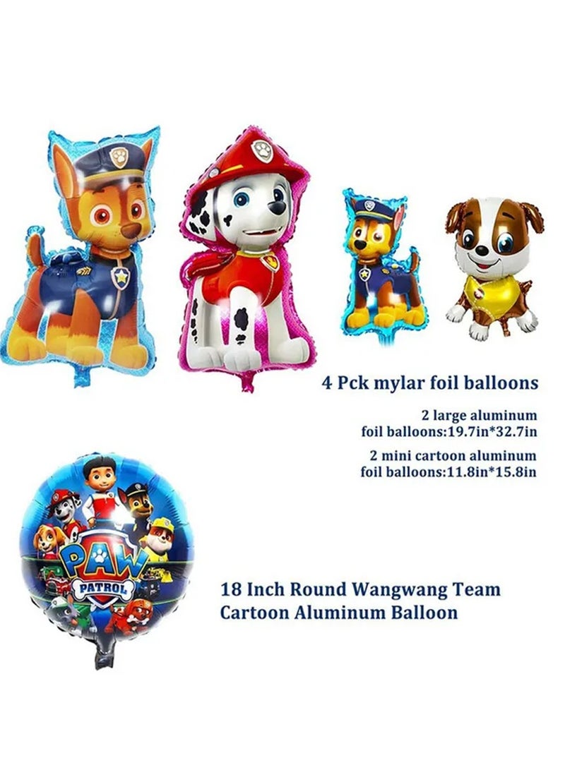 Brain Giggles Brain Giggles Paw patrol Theme Birthday Decorations for Kids Party Supplies  - Image 2