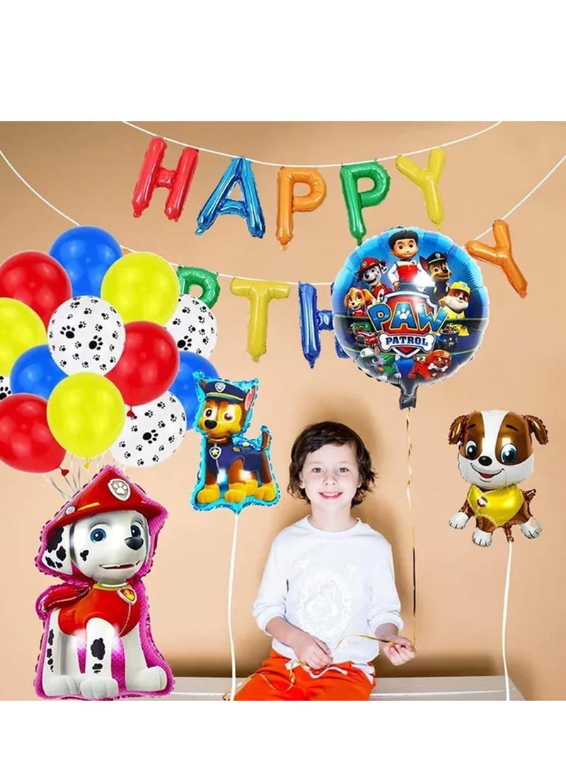Brain Giggles Brain Giggles Paw patrol Theme Birthday Decorations for Kids Party Supplies  - Image 5