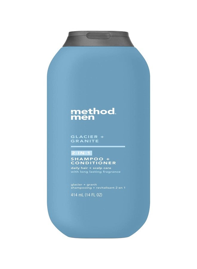 Method Men 2 in 1 Shampoo and Conditioner, Glacier + Granite, 14 oz - Image 1