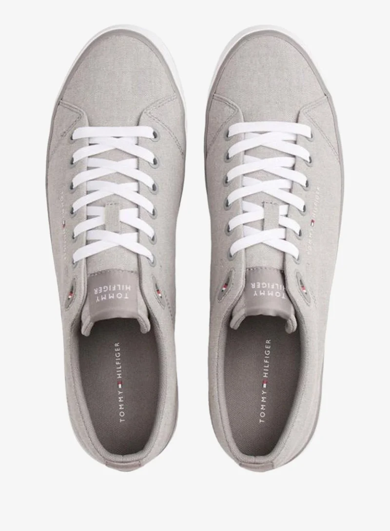 Tommy Hilfiger  Linen Chambray Jacquard Sneakers for Men | Best Price UAE