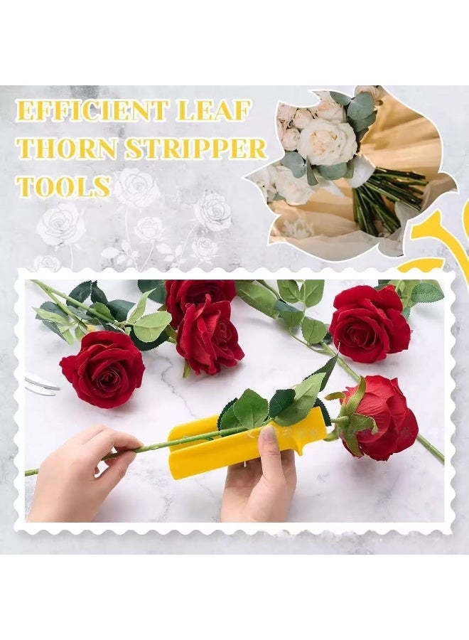 Rose Thorn Remover Tool – Heavy Duty Flower Stem Thorn & Leaf Stripper, Ergonomic Rose Peeler for Florists, Bouquets, Wedding & Home Floral Arrangements - Image 4