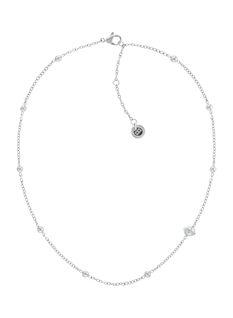 تومي هيلفيغر Tommy Hilfiger Women's Silver Chain Necklaces - 2780818