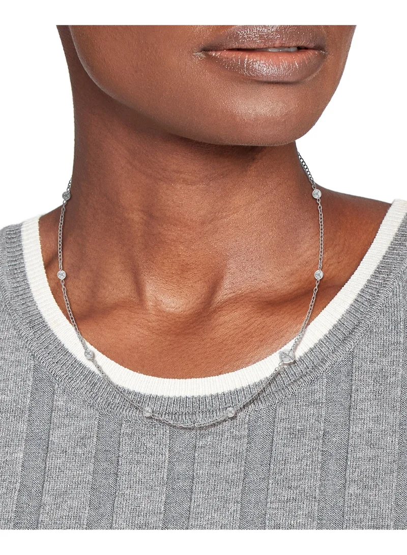 تومي هيلفيغر Tommy Hilfiger Women's Silver Chain Necklaces - 2780818