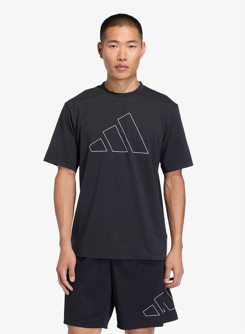 Adidas WORKOUT ESSENTIALS FEELREADY LOGO T-SHIRT - Image 3