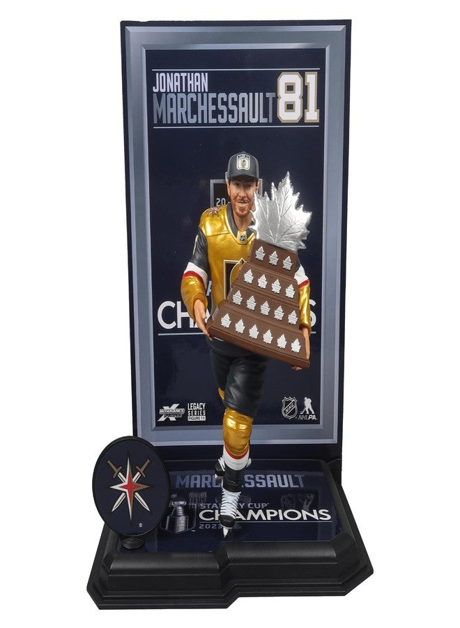 McFarlane Toys - Jonathan Marchessault w/Conn Smythe Trophy & Stanley Cup (Vegas Golden Knights) NHL 7in Posed Figure McFarlane's SportsPicks - Image 1