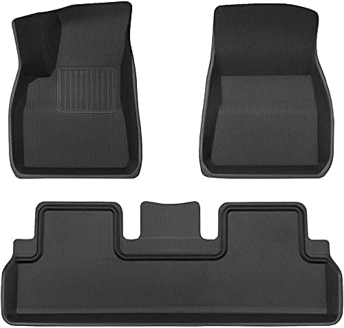 TAPTES Floor Mats for Tesla Model 3 2017-2025, Premium All Weather Anti-Slip Waterproof Floor Liners Car Interior Accessories - for Model 3 Highland 2025 2024 2023 2022 2021 2020 2019 2018 2017 - Image 2