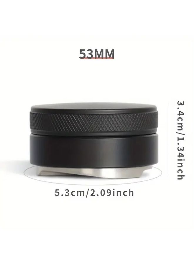 TIME Owner Espresso Tamper Heavy Duty Metal Coffee Tamper with 3 Angled Slopes Adjustable Palm Tamper for Espresso Machines Compatible with 51mm Portafilter Professional Barista and Home Espresso Station Durable Espresso Distribution Tool Espresso Accessories Sleek Metallic Finish Sturdy Construction High Quality Metal Compact Design Precision Crafted Coffee Accessory - Image 5