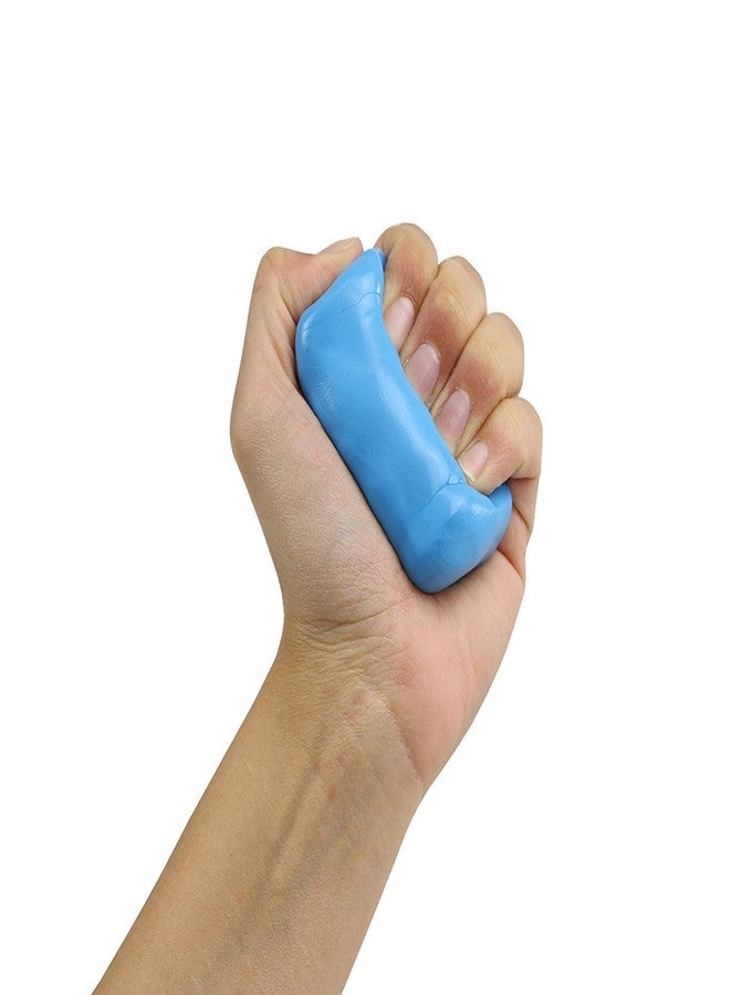 Rilekh Exercise Putty - Therapeutic, Occupational and Therapy Tool - Thinking and Stress - Finger, Hand Grip Strength Exercises - Squeezable Ball (Blue-Firm) - Image 3
