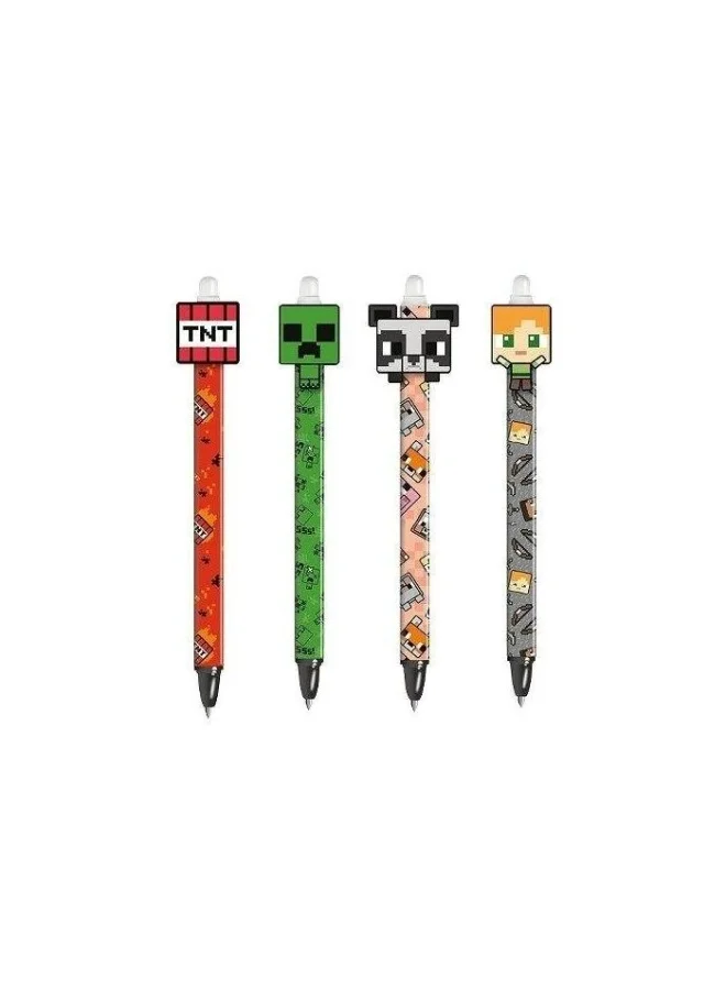 Pyramid Minecraft - Erasable Gel Pen (Random 1 Piece)
