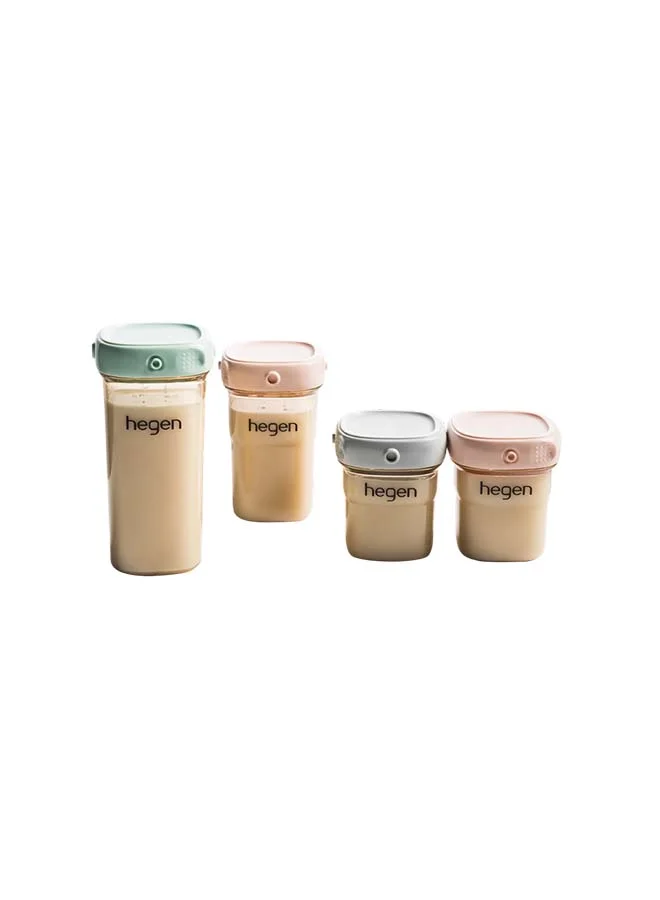 hegen Pack Of 6 Breast Milk Storage Ppsu, 60 ml