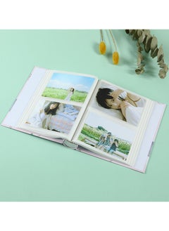 DUNISO 200 Pockets Foil Stamping Photo Album for 6 Inches Photos Portable Photo Album for Family Wedding Boys Girls  - Image 4