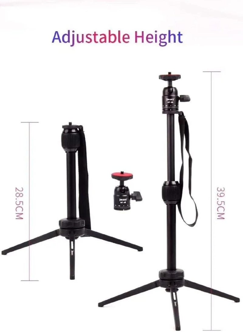JMARY MT-68 Table-Top Extendable Foldable Tripod Stand for Mobile Phones and DSLR & Digital Cameras - Image 5
