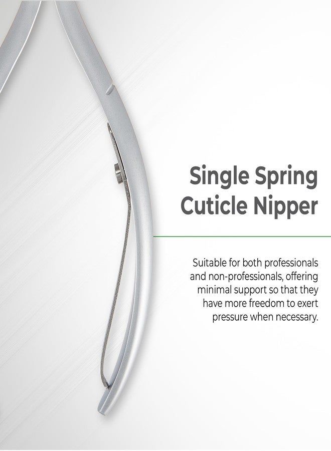 NGHIA Cuticle Nipper - D-01 (Stainless Steel) | Premium Quality for Nail Care | Durable and Sharp | Ergonomic Design | Grey Plated | Ideal for Salons and Home Use - Image 3