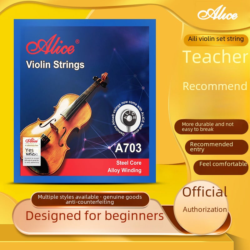 Alice A703 Violin Strings EADG A703 Violin 1 String
