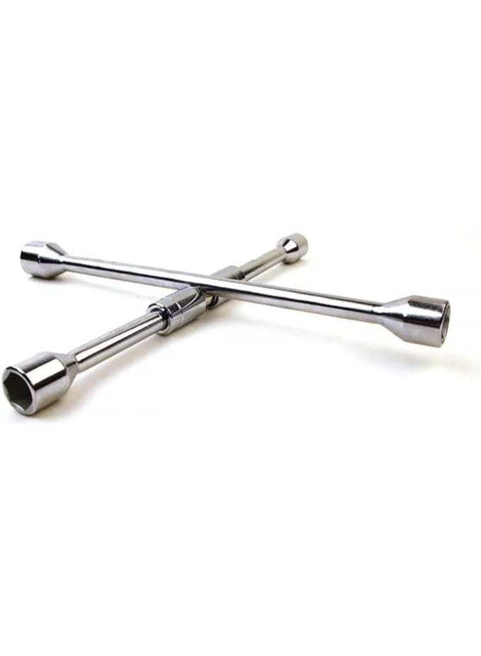 Car wheel cross wrench – a tool with an adjustable handle that fits all tires - Image 5