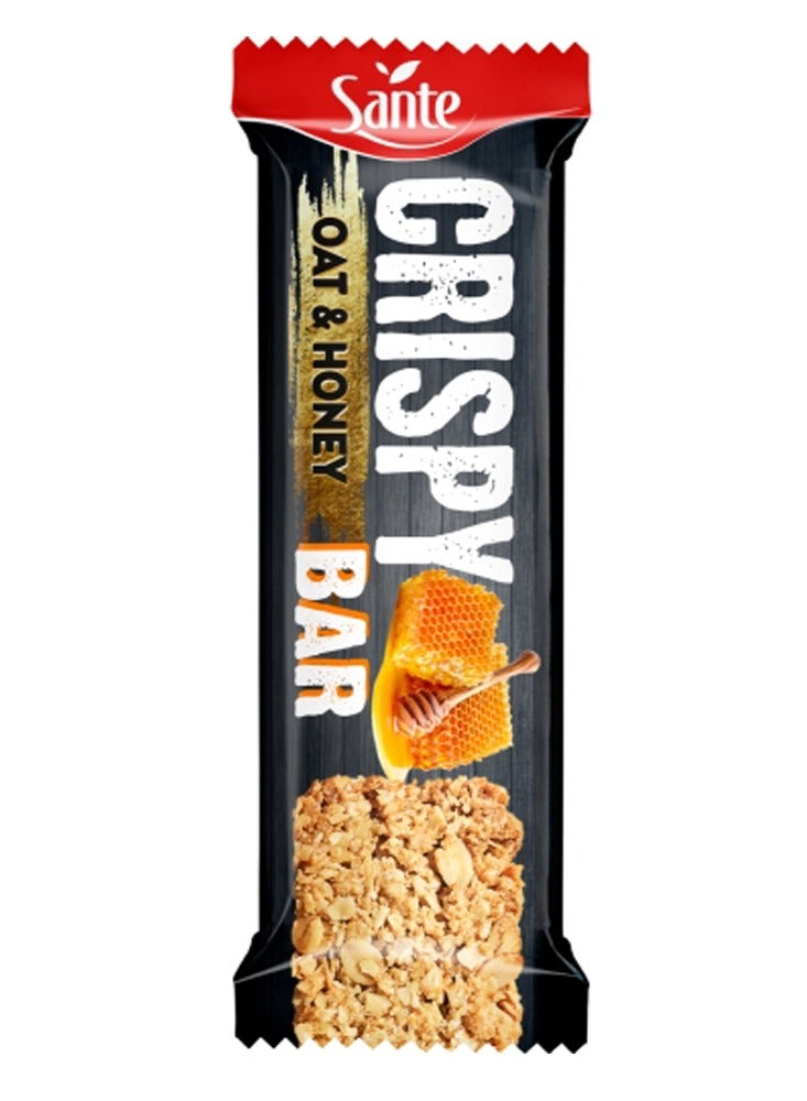 سانتيه كرسبي بروتين بار الشوفان - عسل - (4 بار) - Image 1