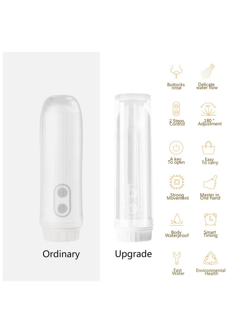Excefore Portable Travel Bidet IPX6 Waterproof Electric Bidet Sprayer with Automatic Decompression Film and Nozzle 180 Degree AdjustmentNew Upgrade: The New Automatic Decompression Film solve the instability  - Image 2