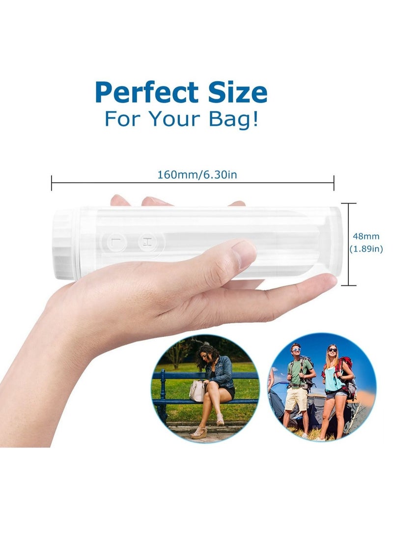 Excefore Portable Travel Bidet IPX6 Waterproof Electric Bidet Sprayer with Automatic Decompression Film and Nozzle 180 Degree AdjustmentNew Upgrade: The New Automatic Decompression Film solve the instability  - Image 5