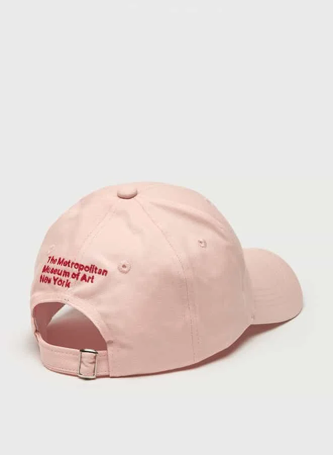 SP Characters Embroidered Cap with Buckled Strap Closure