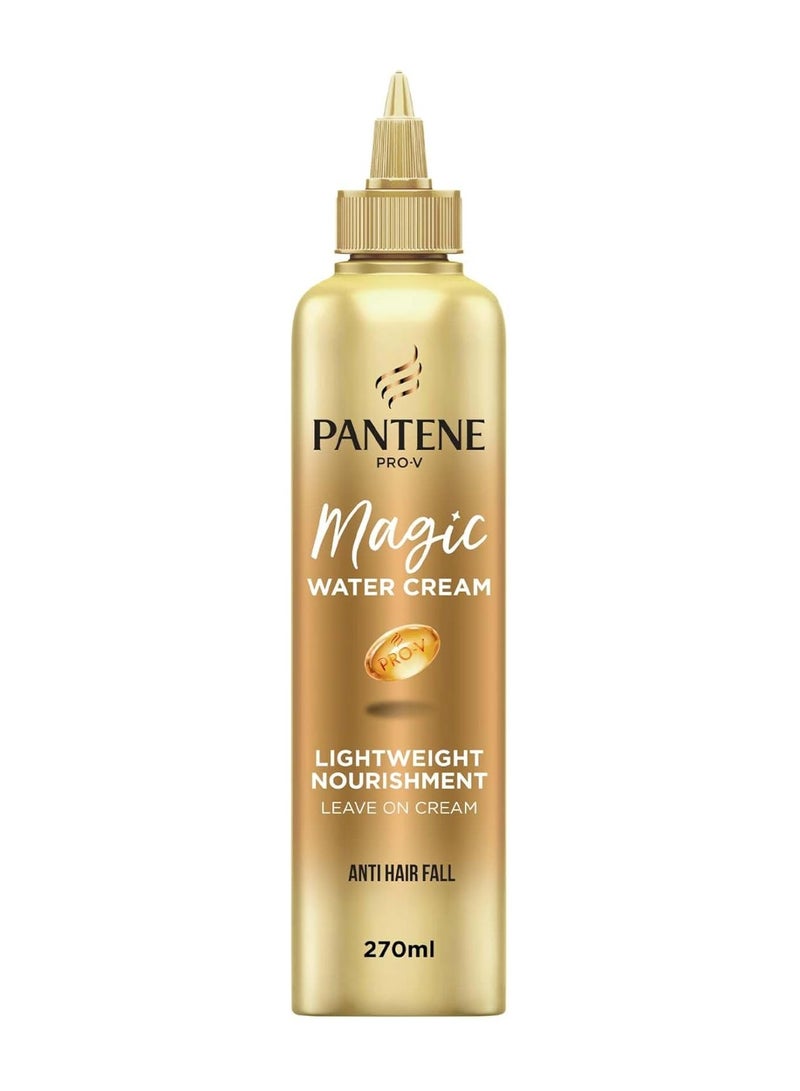Pantene Magic Water Cream - Lightweight Nourishment Leave On Cream Anti Hair Fall 270ml