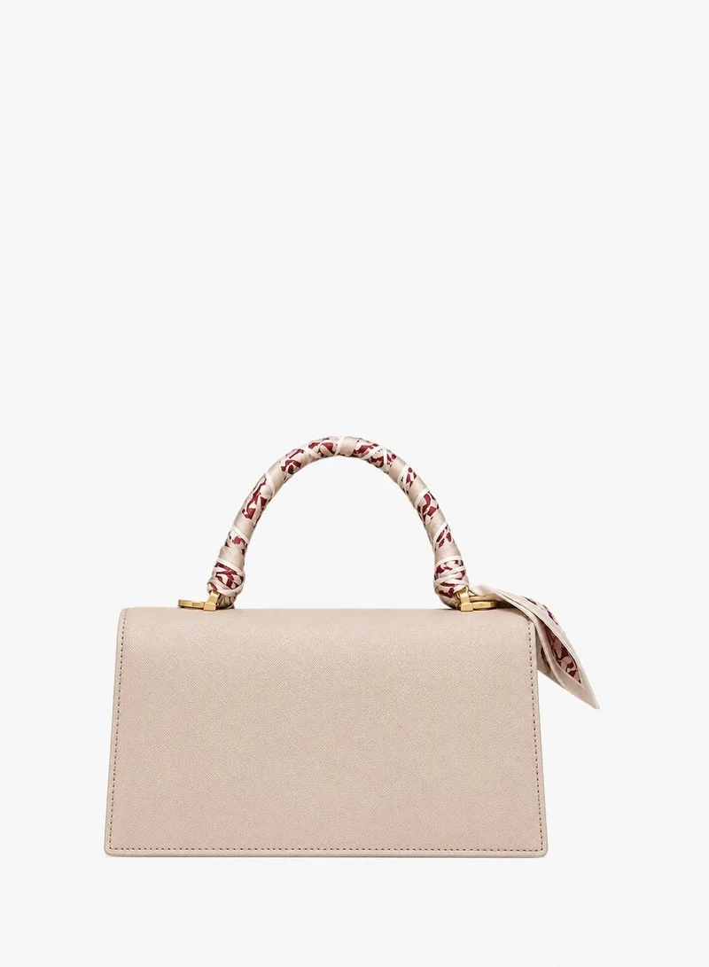 DKNY LT TAUPE Avril Top Handle Satchel for Women | Best Price UAE