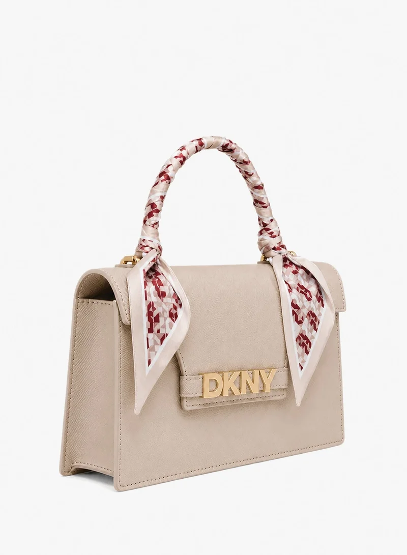 DKNY LT TAUPE Avril Top Handle Satchel for Women | Best Price UAE