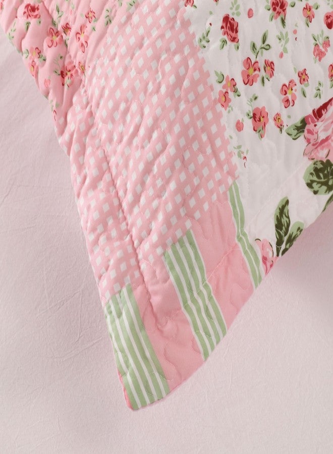 Cmfshape طقم أغطية وسائد مطبوعة بنقوش زهور، قطعتان، أطقم وسائد فائقة النعومة بإغلاق ظرفي، بدون حشوة، أغطية وسائد مبطنة مزخرفة للسرير والأريكة (مقاس قياسي، 20 × 26 بوصة). - Image 4